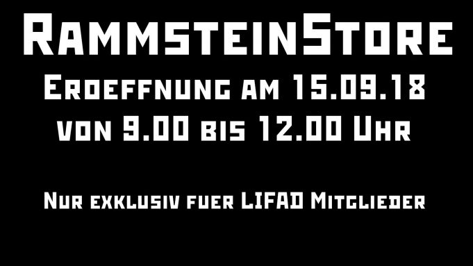 Erster RammsteinStore in Berlin | Pre-Opening exklusiv für LIFAD Mitglieder