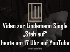 Video zur Lindemann Single Steh auf heute um 17 Uhr auf Youtube