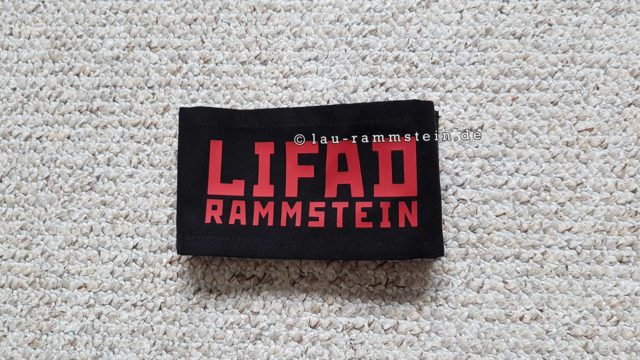 Rammstein - LIFAD Armbinde