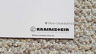 Rammstein - Gedruckte Autogrammkarte 2019 | 3
